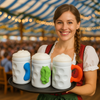 Wiesn-Henkeltrio – 3er Bierkrug-Bundle (450ml)
